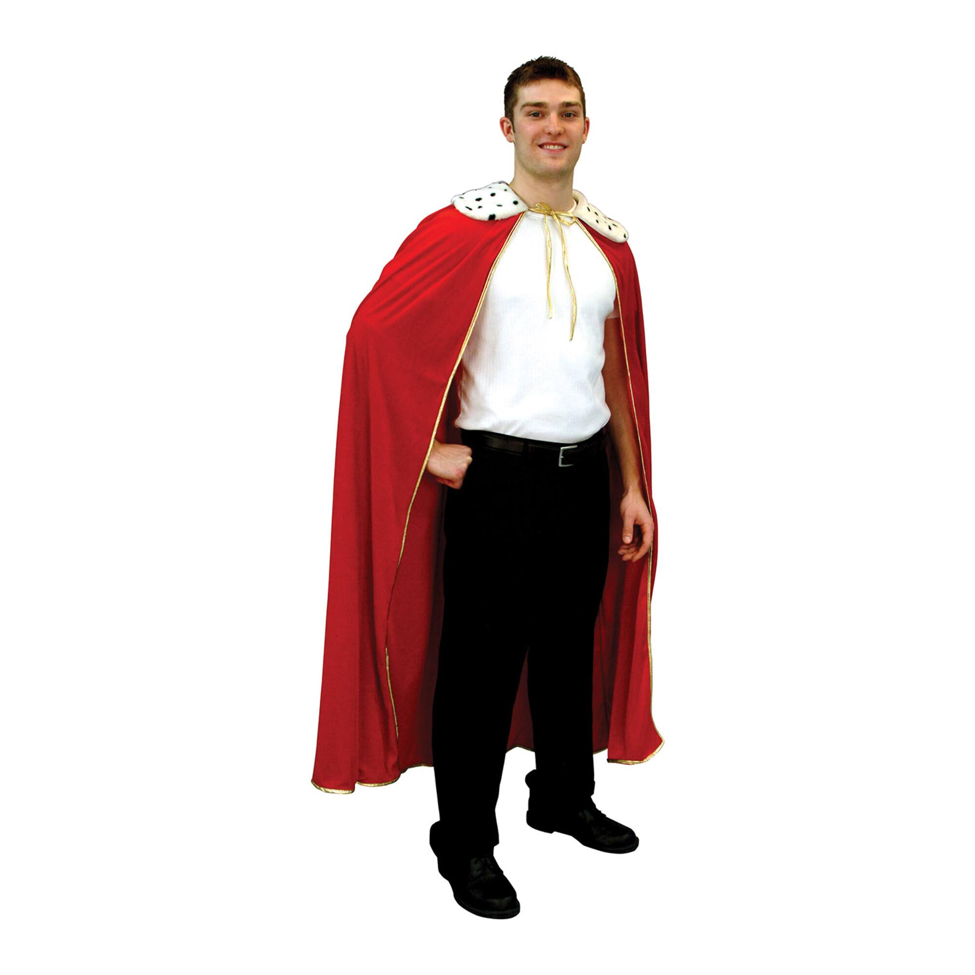 Beistle 4.3ft. Red Adult King or Queen Robe